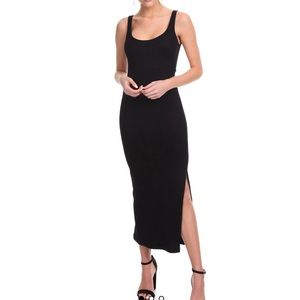 French Connection Ribbed midi Dress size S